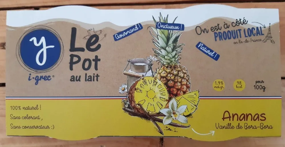 Le pot au lait - Ananas