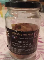Sablés miel orange confite et pépites de chocolat