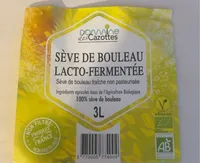 Sève de bouleau lacto fermentée