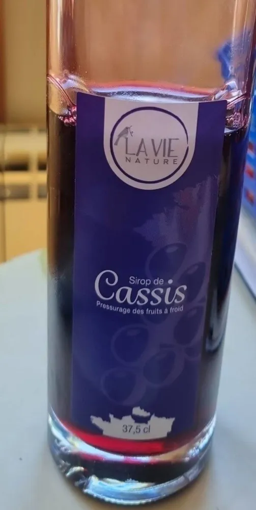 Sirop de cassis