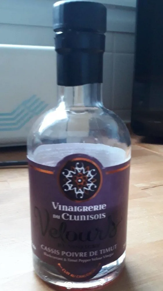 Velours de vinaigre cassis poivre de timut