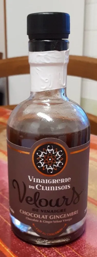 Velours de vinaigre chocolat gingembre