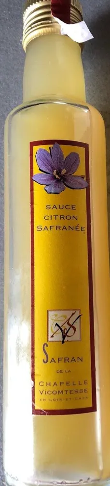 Sauce citron safranee