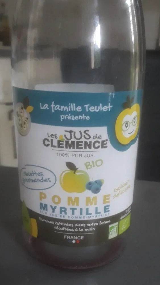 Jus Pomme Myrtille