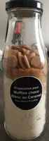 Preparation pour Muffins choco blanc au caramel