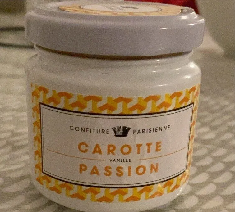 Confiture Carotte vanille Passion