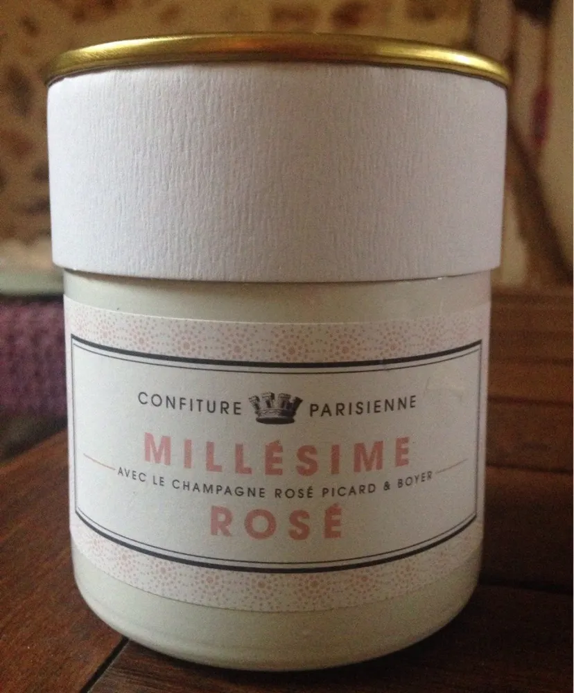 Confiture Millésime Rosé Avec Le Champagne Rosé Picard Et Boyer
