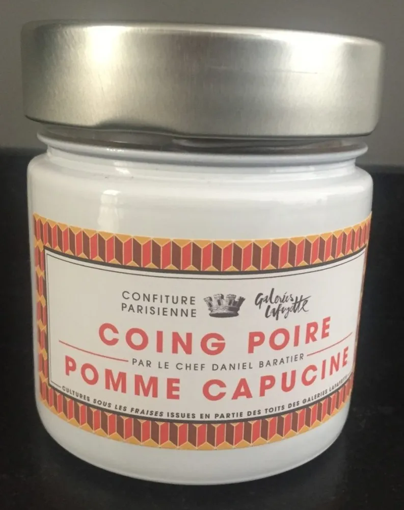 Confiture coing poire pomme