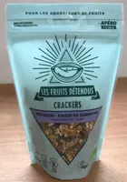 Crackers Pistache, Raisin de corinthe et graines de carvi