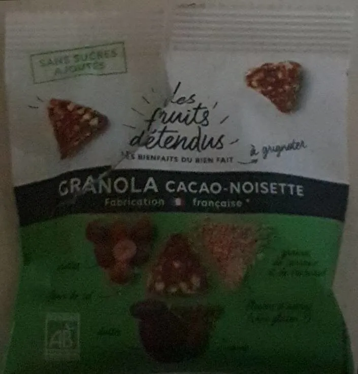 Granola cacao noisette