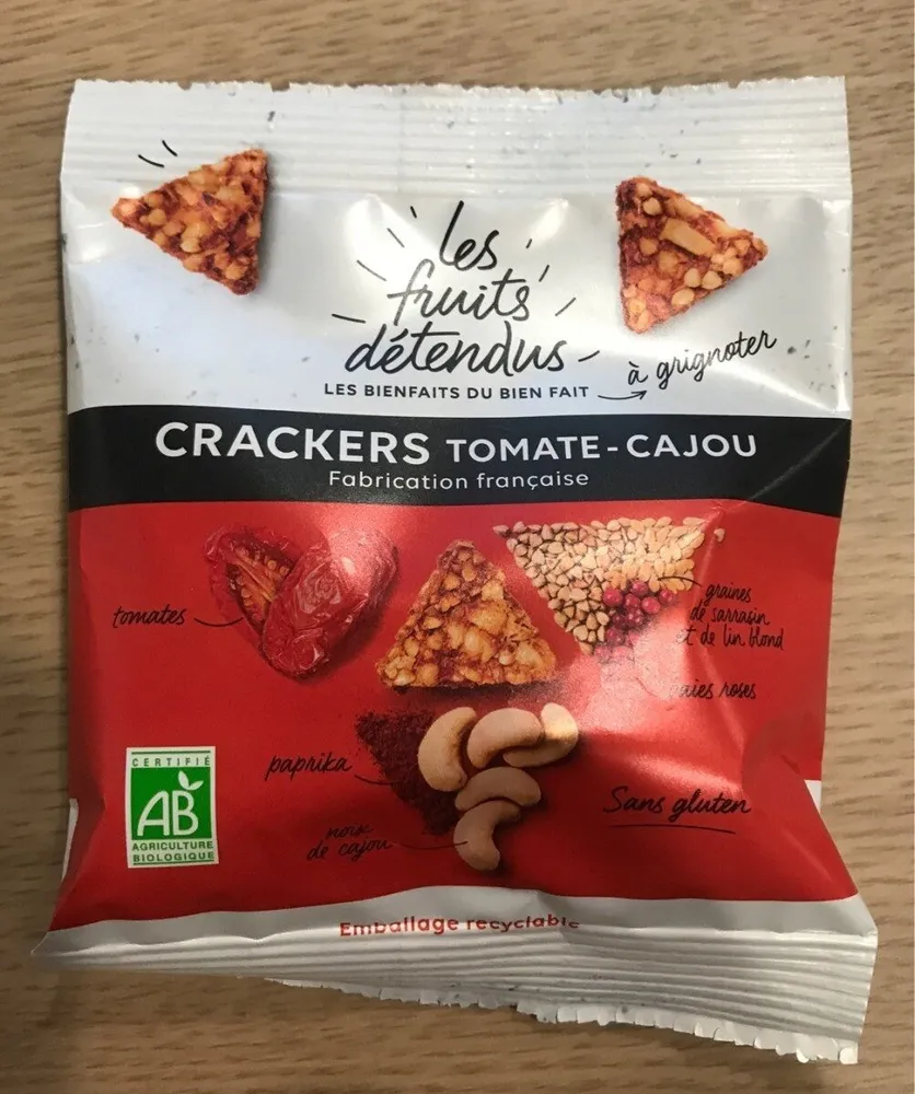 Crackers Tomate-Cajou