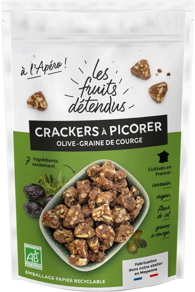 Crackers Olive - Graines de courge