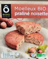 Moelleux BIO praliné noisette