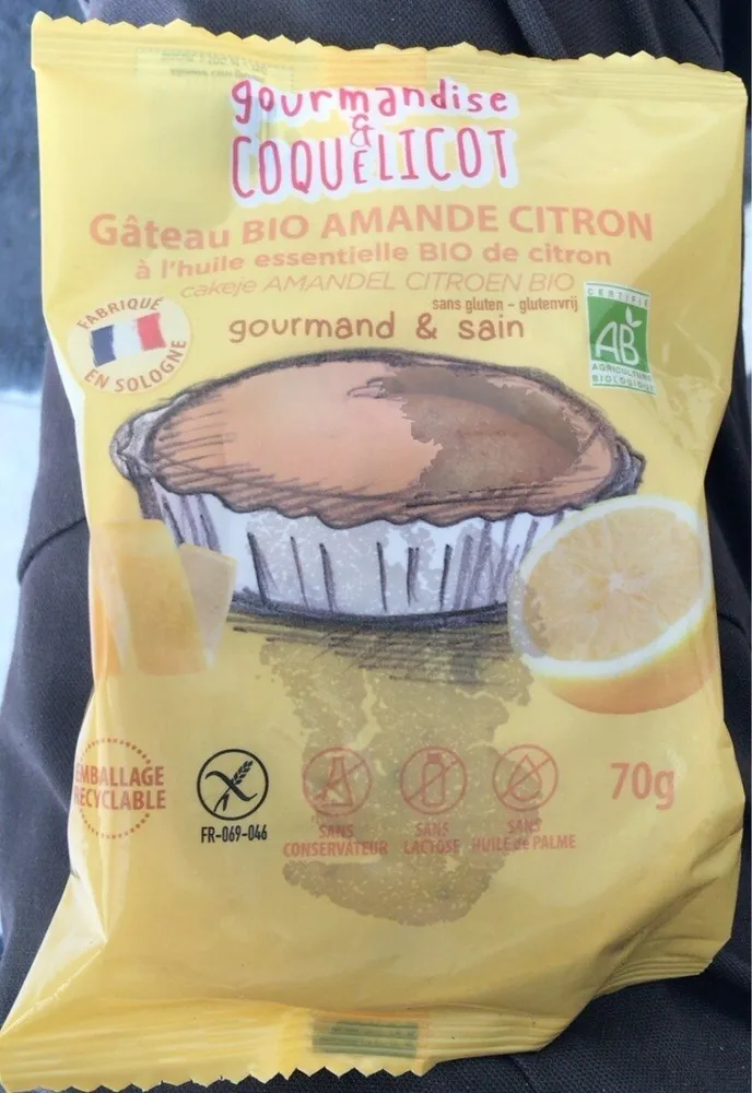 Gâteau BIO AMANDE CITRON