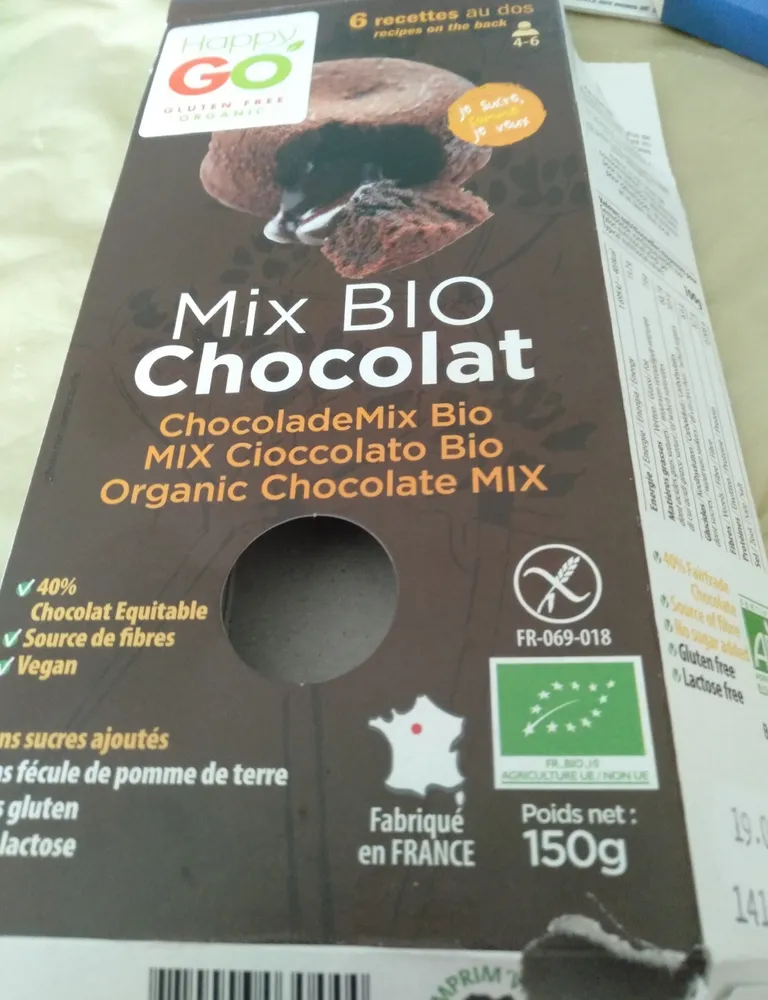 mix bio chocolat