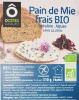 Pain de mie bio Spiruline Algues