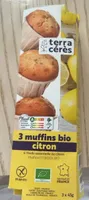 3 muffins bio citron