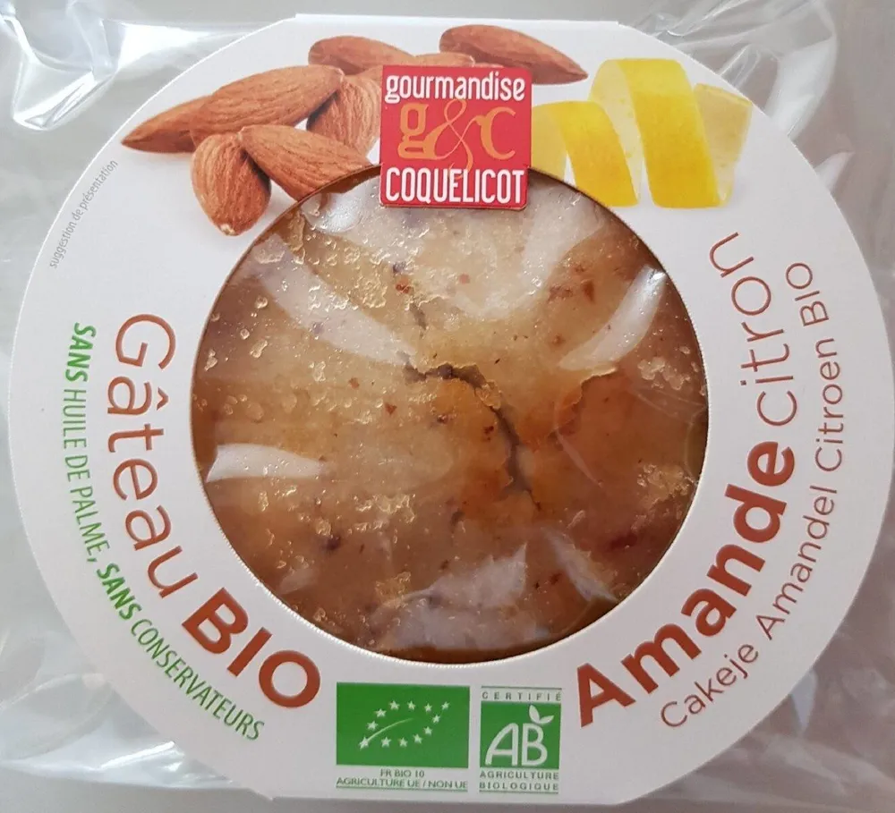 Gâteau BIO Amande citron
