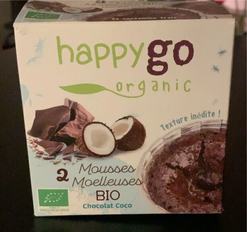 Mousses moelleuses Bio chocolat coco