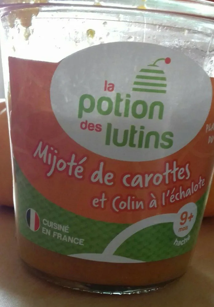 Mijoté de carottes et Colin à l'échalote