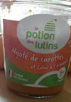 Mijoté de carottes et Colin à l'échalote