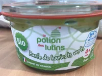 Purée de haricots verts