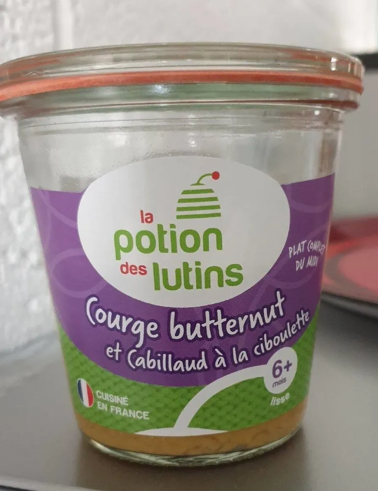 Courge butternut et Cabillaud à la ciboulette