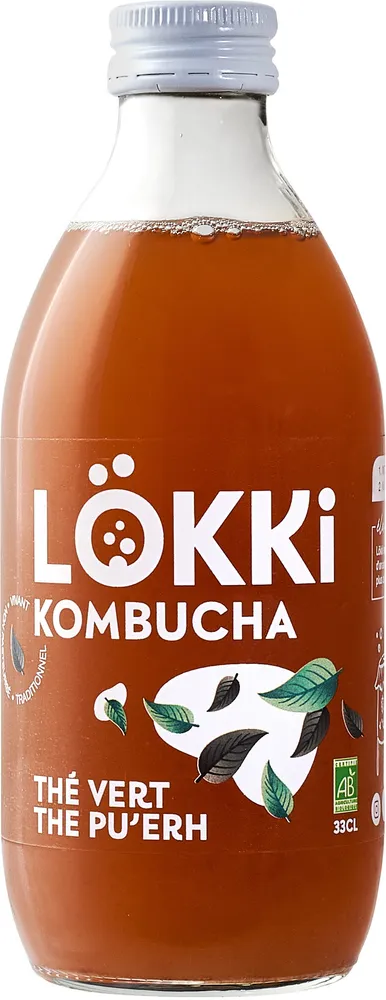 Kombucha Thé vert-Thé Pu'erh