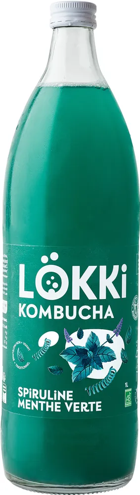 Kombucha Spiruline-Menthe Verte