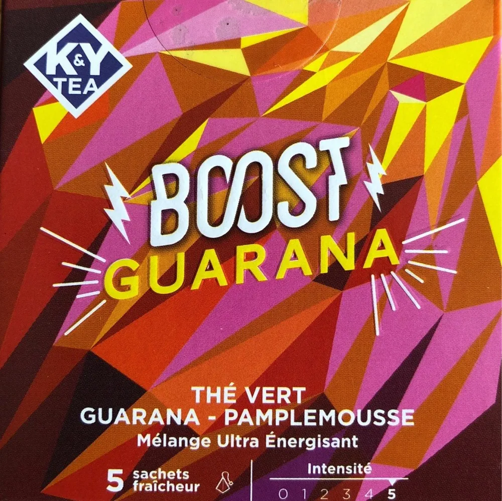 Thé vert boost guarana