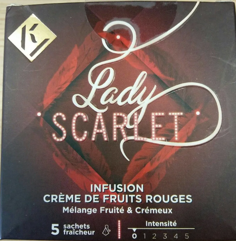 Infusion Lady Scarlet crème de fruits rouges, 15g