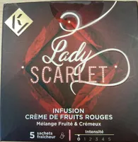 Infusion Lady Scarlet crème de fruits rouges, 15g