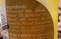 Velouté Potimarron Safran
