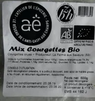 Mixte de courgette bio