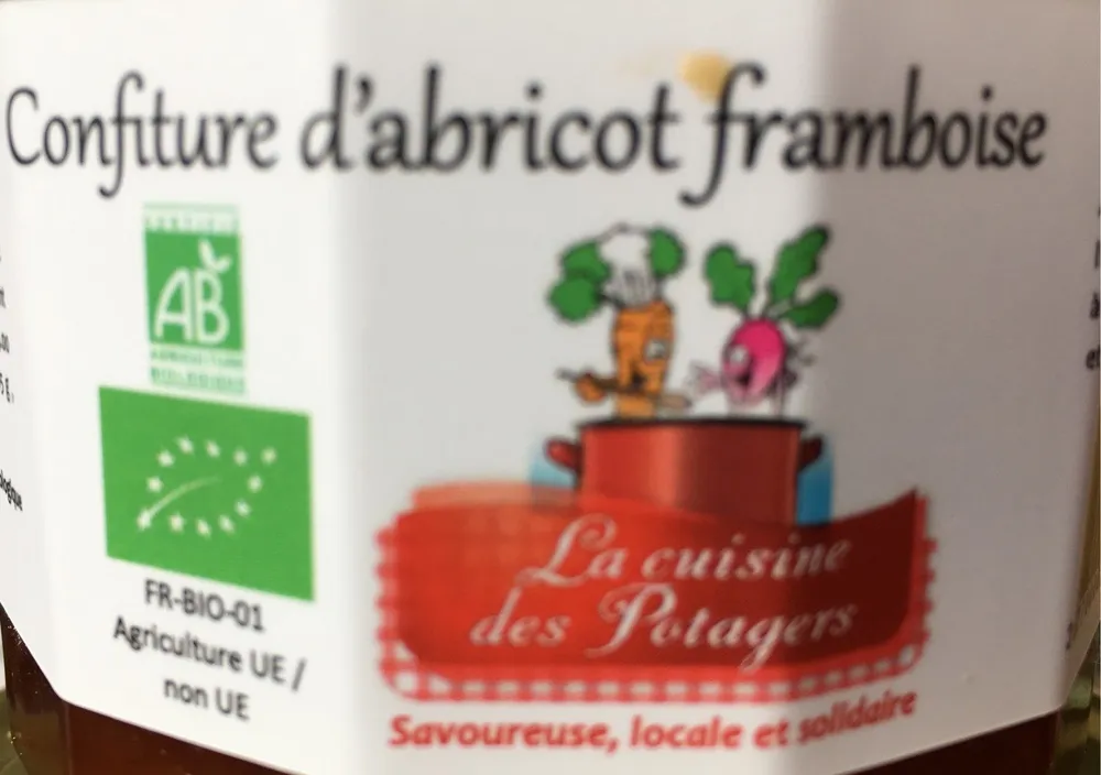 Confiture d'abricot framboise