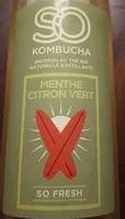 Kombucha Menthe citron vert