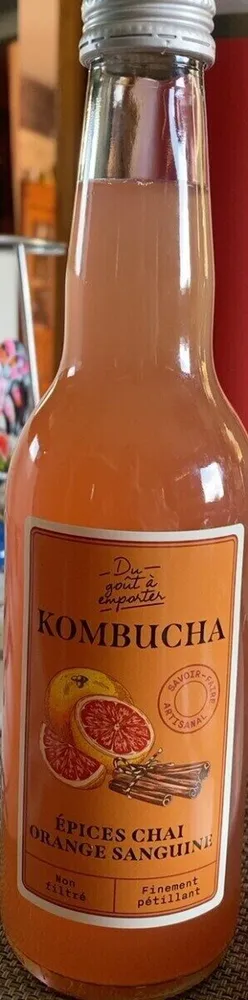 Kombucha epices chai orange sanguine