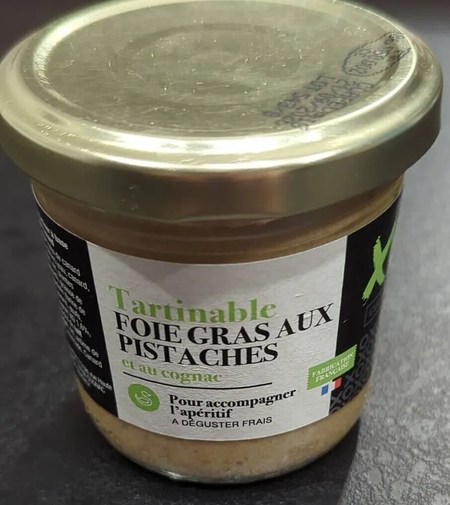 Tartinable foie gras aux pistaches