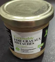 Tartinable foie gras aux pistaches