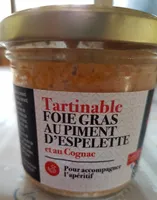 Tartinable foie gras au piment d'espelette