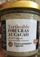 Tartinable foie gras au cacao et au cognac