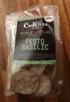 Chips de lentilles françaises pesto basili