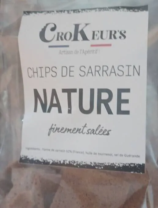 CHIPS DE SARRASIN NATURE finement salées