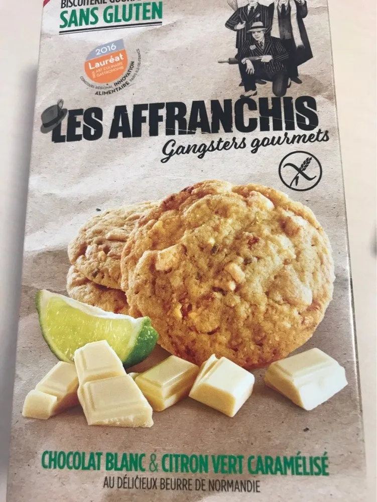 Cookid chocolat blanc citron vert caramélisé