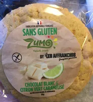 Cookie chocolat blanc et citron vert caramelisé
