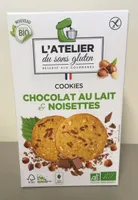 Cookies BIO chocolat au lait & noisettes