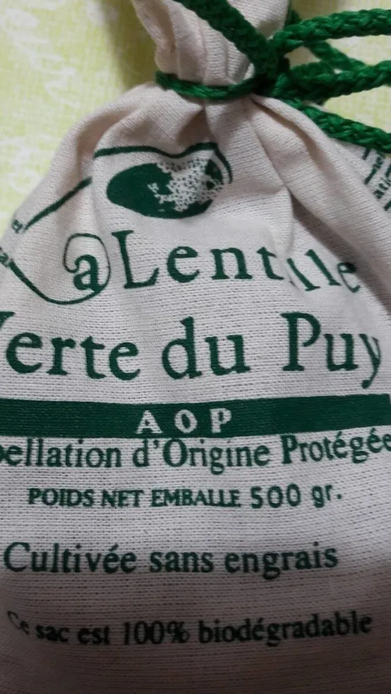 Lentille verte du puy
