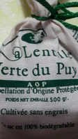 Lentille verte du puy