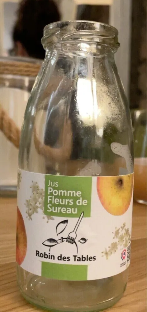 Jus de pomme fleurs de sureau