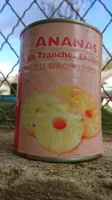 Ananas en tranches entières au sirop léger